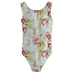 Vintage roses               Kids  Cut-Out Back One Piece Swimsuit
