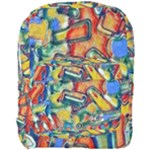 Colorful painted shapes                    Full Print Backpack