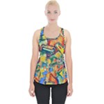 Colorful painted shapes                    Piece Up Tank Top