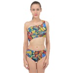 Colorful painted shapes                    Spliced Up Swimsuit