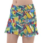 Colorful painted shapes                      Tennis Skirt