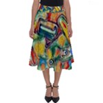 Colorful painted shapes                      Perfect Length Midi Skirt