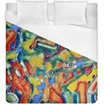 Colorful painted shapes                       Duvet Cover (King Size)