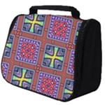 Shapes in squares pattern                       Full Print Travel Pouch (Big)