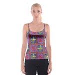Shapes in squares pattern                       Spaghetti Strap Top