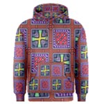 Shapes in squares pattern                       Men s Pullover Hoodie