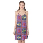 Shapes in squares pattern                       Camis Nightgown