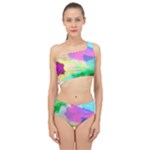 Watercolors spots                            Spliced Up Swimsuit
