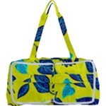 Leaves on a yellow background                                  Multi Function Bag