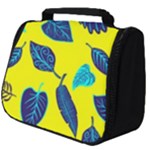 Leaves on a yellow background                                  Full Print Travel Pouch (Big)