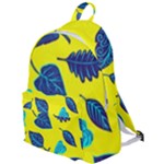 Leaves on a yellow background                               The Plain Backpack