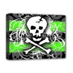 Deathrock Skull Deluxe Canvas 16  x 12  (Stretched) 