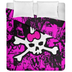 Punk Skull Princess Duvet Cover Double Side (California King Size) from ZippyPress