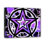 Purple Star Canvas 10  x 8  (Stretched)