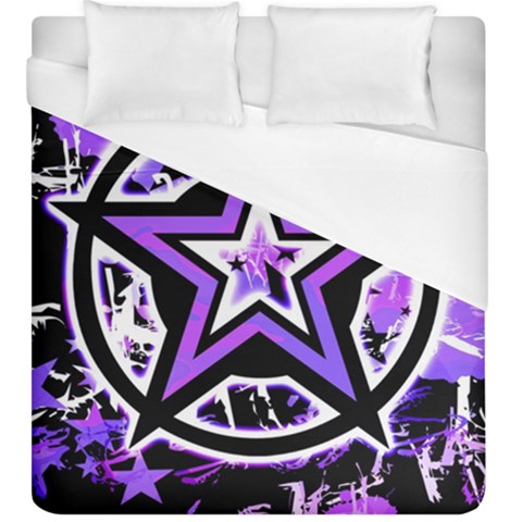 Purple Star Duvet Cover (King Size) from ZippyPress