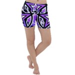 Purple Star Lightweight Velour Yoga Shorts