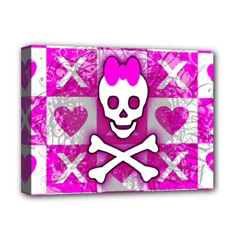 Skull Princess Deluxe Canvas 16  x 12  (Stretched)  from ZippyPress