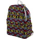 Rectangles and other shapes pattern                                 Top Flap Backpack