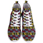 Rectangles and other shapes pattern                                   Men s Lightweight High Top Sneakers