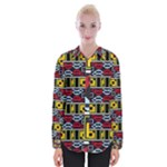 Rectangles and other shapes pattern                                    Women Long Sleeve Shirt
