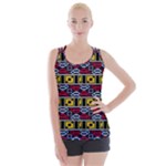 Rectangles and other shapes pattern                                   Criss cross Back Tank Top