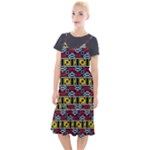 Rectangles and other shapes pattern                                 Camis Fishtail Dress