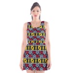 Rectangles and other shapes pattern                                    Scoop Neck Skater Dress