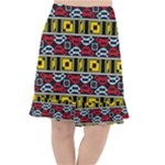 Rectangles and other shapes pattern                                       Fishtail Chiffon Skirt