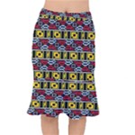 Rectangles and other shapes pattern                                        Short Mermaid Skirt