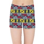Rectangles and other shapes pattern                                   Kids  Skinny Shorts