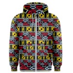 Rectangles and other shapes pattern                                    Men s Zipper Hoodie