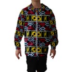 Rectangles and other shapes pattern                                    Hooded Wind Breaker (Kids)