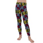Rectangles and other shapes pattern                                  Kids  Lightweight Velour Leggings