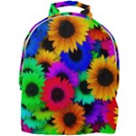 Colorful sunflowers                                                   Mini Full Print Backpack