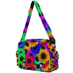 Colorful sunflowers                                                Buckle Multifunction Bag