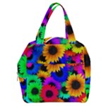 Colorful sunflowers                                                Boxy Hand Bag