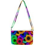 Colorful sunflowers                                               Double Gusset Crossbody Bag