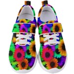 Colorful sunflowers                                                Women s Velcro Strap Shoes