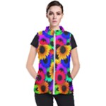 Colorful sunflowers                                                  Women s Puffer Vest