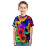 Colorful sunflowers                                                   Kid s Sport Mesh Tee