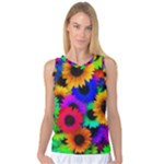 Colorful sunflowers                                                   Women s Basketball Tank Top