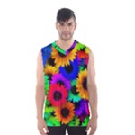 Colorful sunflowers                                                   Men s Basketball Tank Top