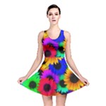 Colorful sunflowers                                                   Reversible Skater Dress