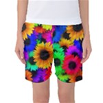 Colorful sunflowers                                                  Women s Basketball Shorts