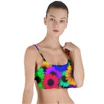 Colorful sunflowers                                                   Layered Top Bikini Top