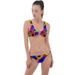 Colorful sunflowers                                                   Ring Detail Crop Bikini Set