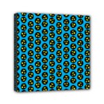 0059 Comic Head Bothered Smiley Pattern Mini Canvas 6  x 6  (Stretched)