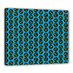 0059 Comic Head Bothered Smiley Pattern Canvas 24  x 20  (Stretched)