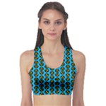 0059 Comic Head Bothered Smiley Pattern Sports Bra