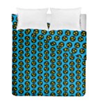 0059 Comic Head Bothered Smiley Pattern Duvet Cover Double Side (Full/ Double Size)